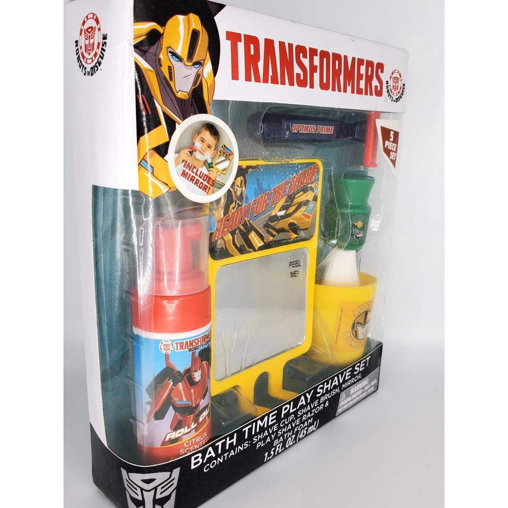 Transformers 5-PC Bath Time Play Set With Play‎ Razor And Mirror - Picture 4 of 9